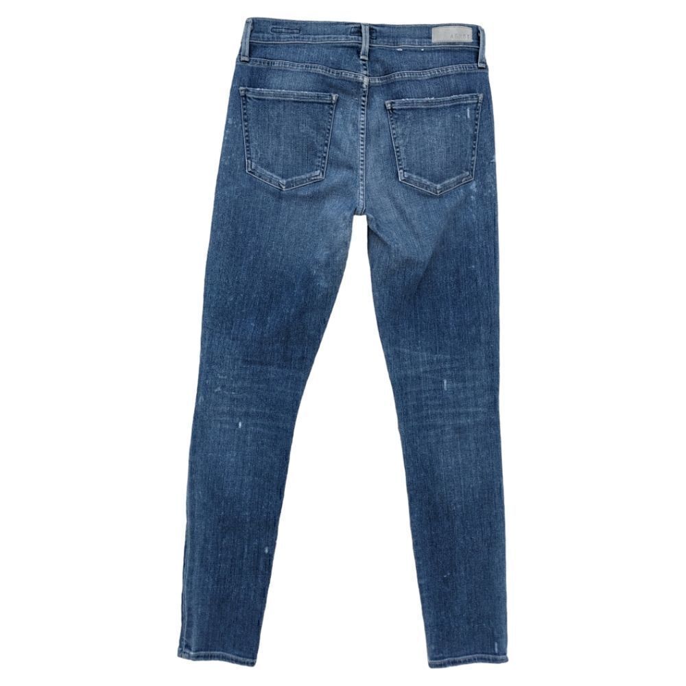 AGoldE Women's Sophie Mid Rise Skinny Jeans Distressed Size 28 - Picture 5 of 15